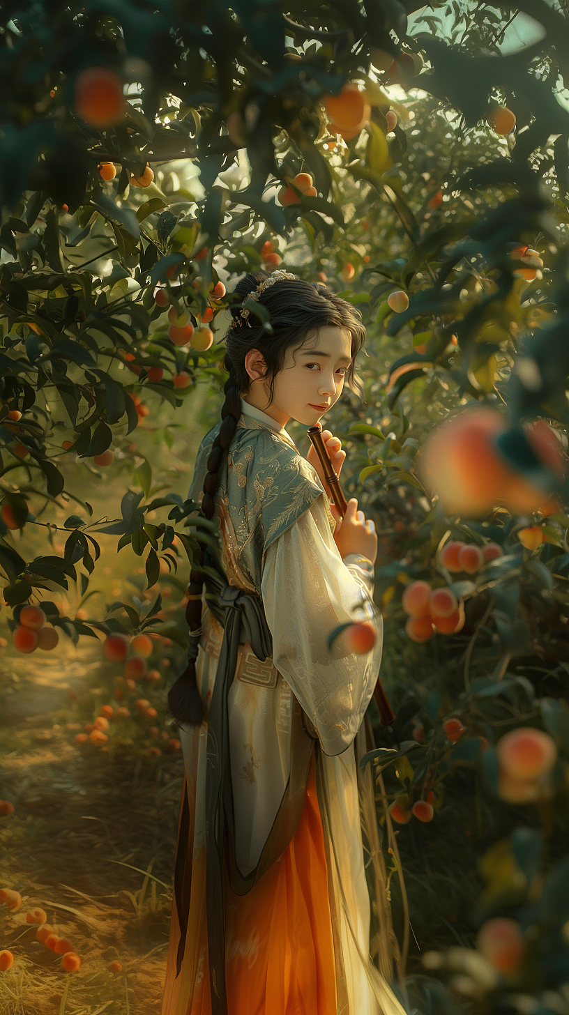 执笛少年：用Midjourney把手绘转换成照片画质（图ZMzYzMzQxNDE2） - AI作品 - 站酷设计师RehobothYe原创素材 - 站酷ZCOOL