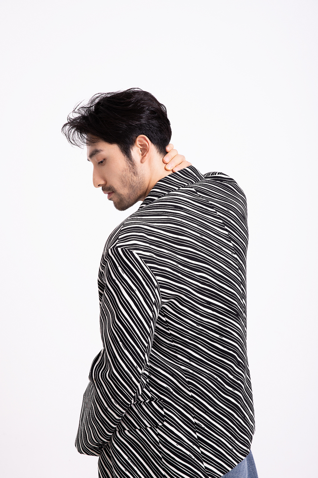 男装拍摄 白底图