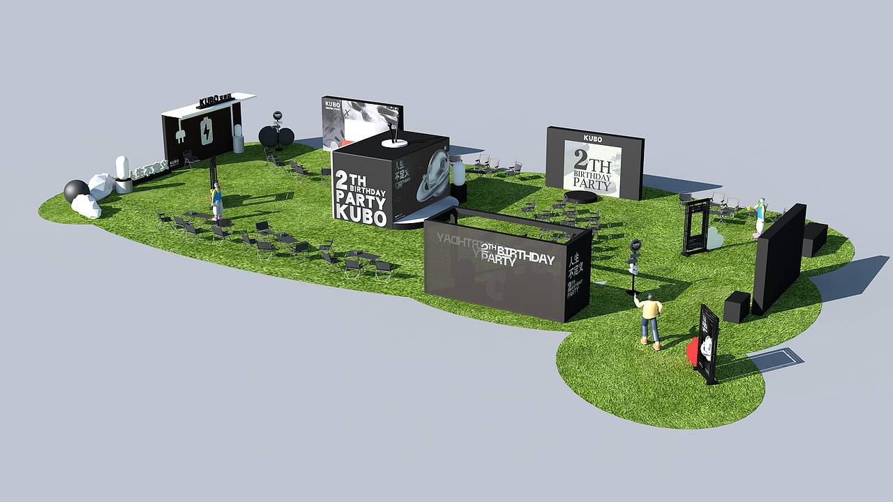 KUBO线下生日会策划设计（图ZMzQwNzA0NTY0） - 建筑/空间 - 站酷设计师启山创意原创素材 - 站酷ZCOOL