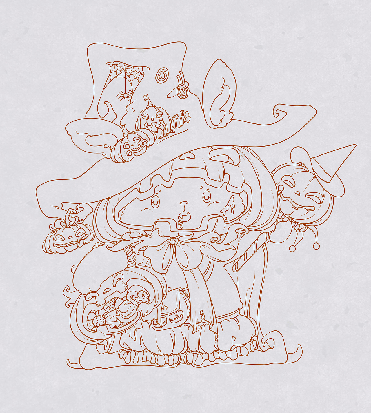 万圣节兔兔（图ZMzIwNDYxOTg4） - 商业插画 - 站酷设计师lilynail原创素材 - 站酷ZCOOL