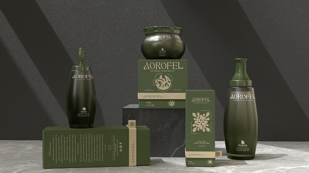 AOROFEL护肤品品牌包装全案设计