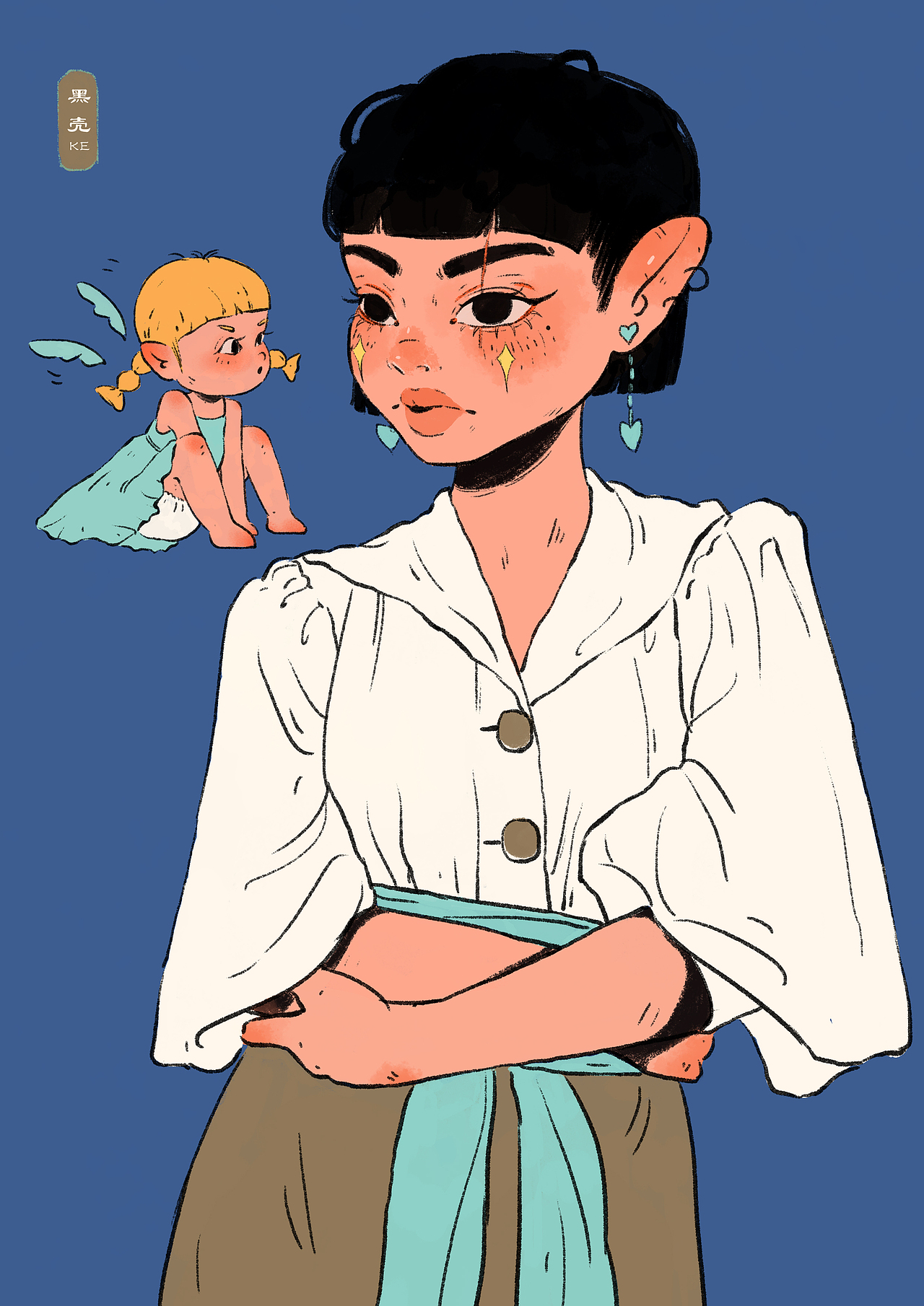 近期的插画分享（图ZMzMyNzk3ODcy） - 创作习作 - 站酷设计师黑壳KE原创素材 - 站酷ZCOOL