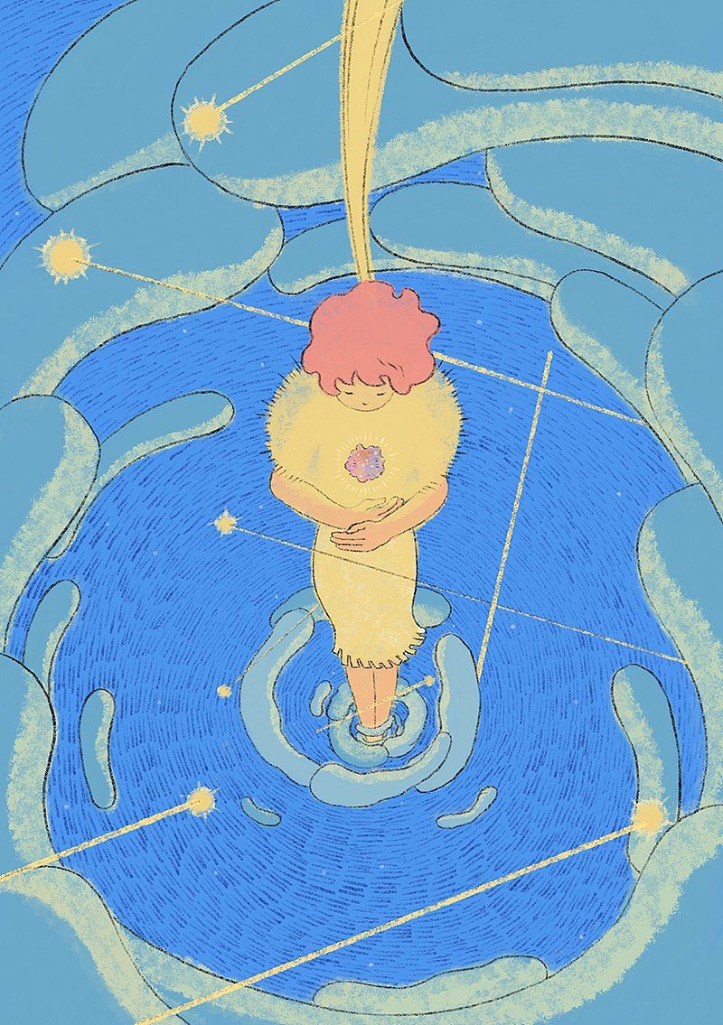 灵魂只能独行（图ZMzUxMTg2MDg4） - 艺术插画 - 站酷设计师牧山柏原创素材 - 站酷ZCOOL