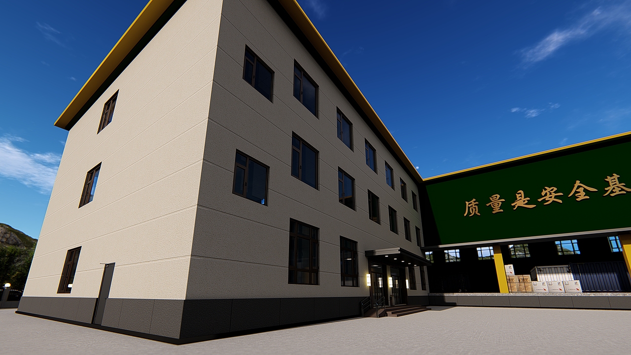 厂区建筑效果图（图ZMzA3OTEzMzA4） - 场景 - 站酷设计师鑫佰汇广告设计原创素材 - 站酷ZCOOL