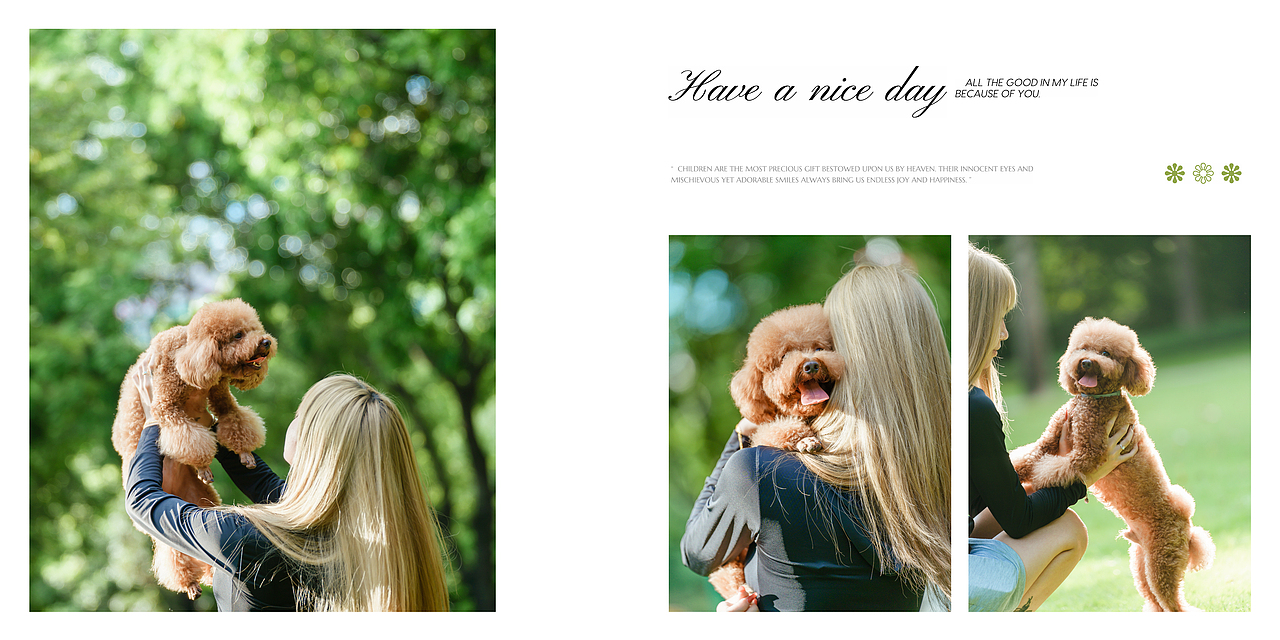 夏日治愈系人寵寫真（圖ZMzQ1ODQ2Mjcy） - 寵物攝影 - 站酷設計師小樣攝影原創(chuàng)素材 - 站酷ZCOOL