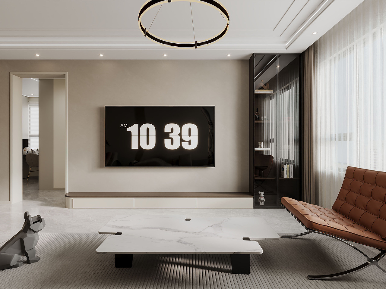 现代风格效果图,接酷家乐效果图代画