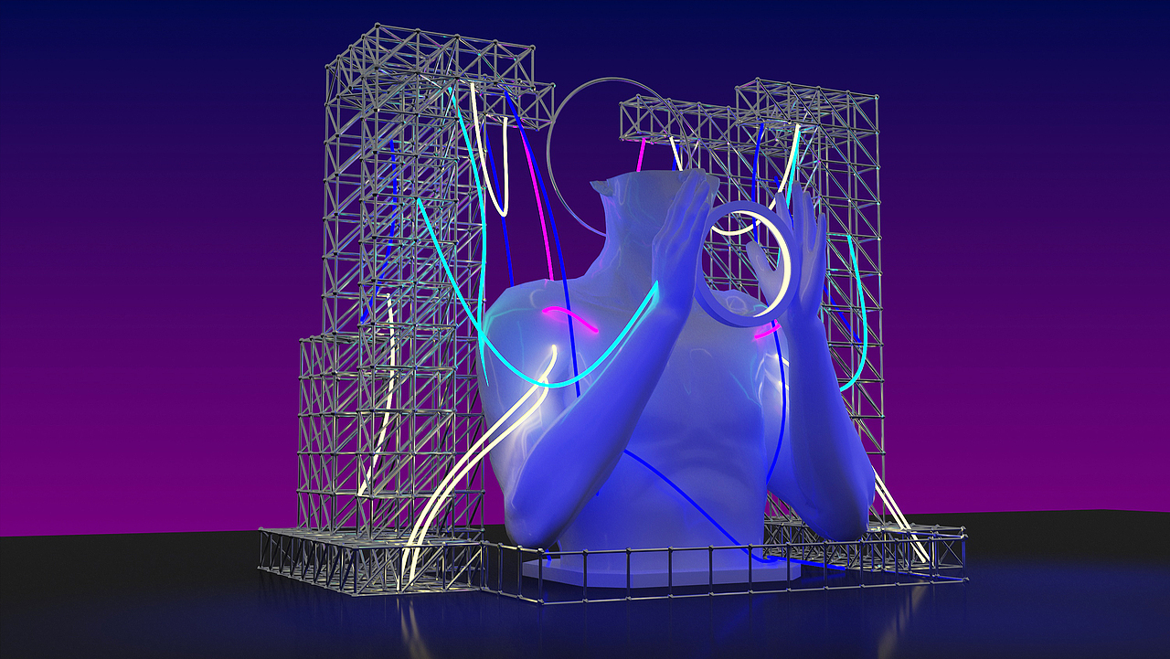 欢乐谷 万圣节 线下街区 网红街 街区装饰 赛博街区