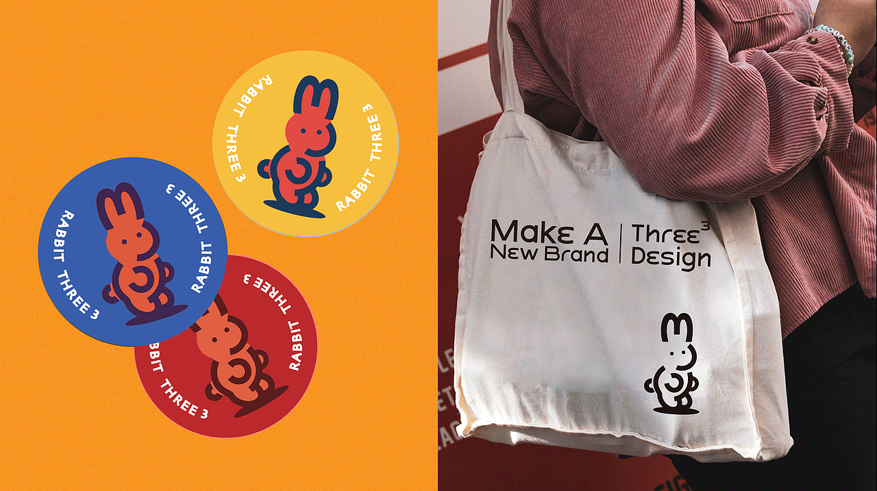 Three 3 Design - 兔年IP视觉设计：兔子33（图ZMzMwNjAzMzk2） - IP形象 - 站酷设计师Three3_Design原创素材 - 站酷ZCOOL