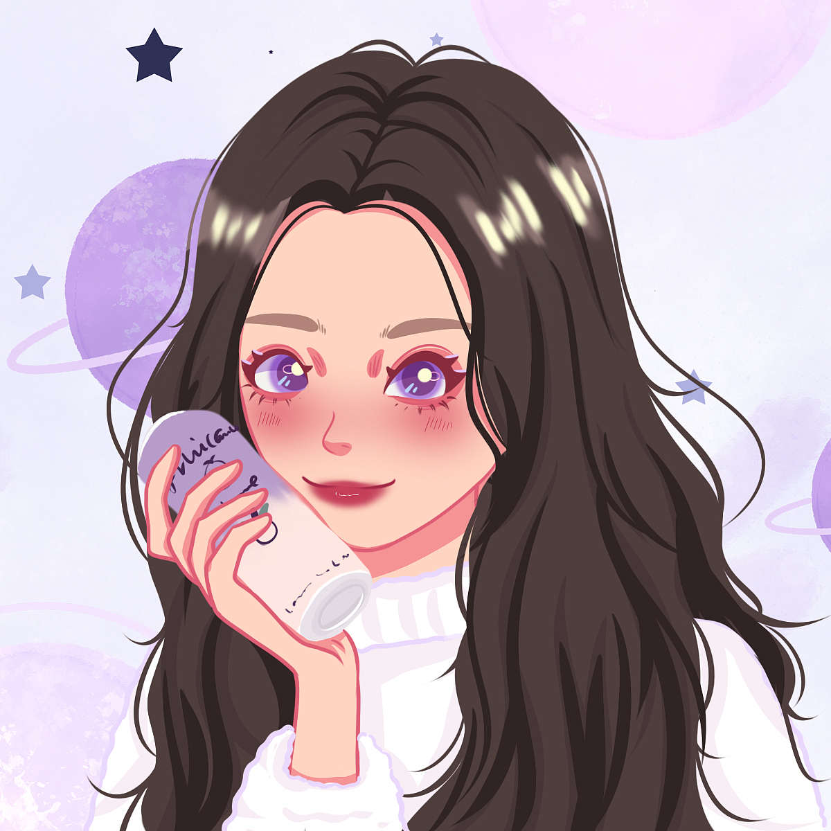 插画头像（图ZMzE2NTkwODEy） - 创作习作 - 站酷设计师壹壹贰捌原创素材 - 站酷ZCOOL