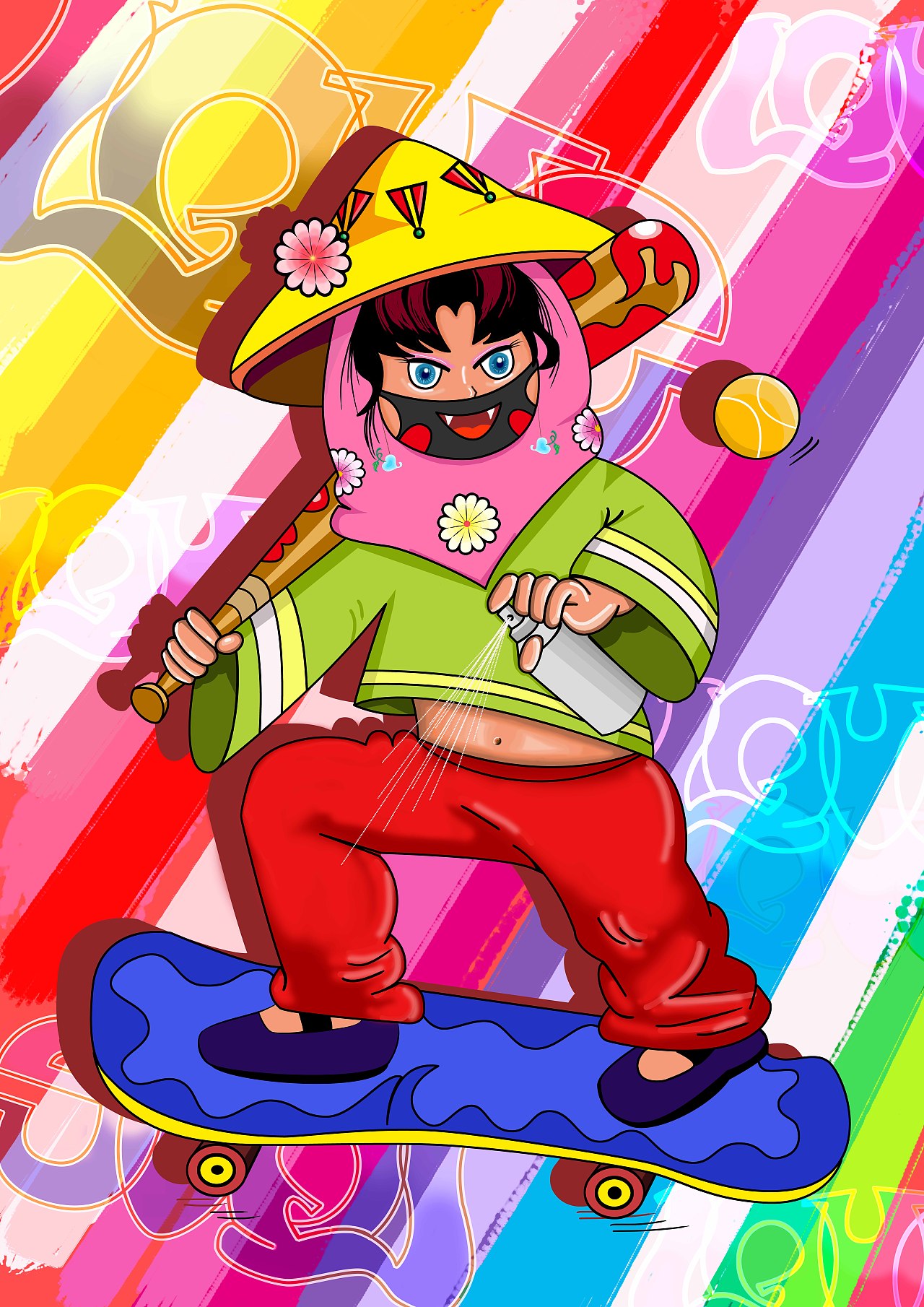 插画-惠安女（图ZMzI2Mjc5ODg0） - 新锐潮流插画 - 站酷设计师削铅笔v原创素材 - 站酷ZCOOL