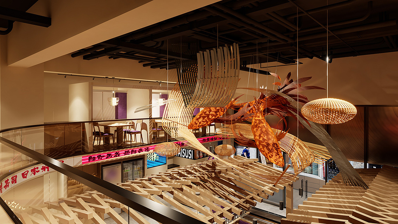 板井水产（西平店）空间更新升级（图ZMzQwODcwMDY4） - 酒店餐饮设计 - 站酷设计师cbd设计原创素材 - 站酷ZCOOL