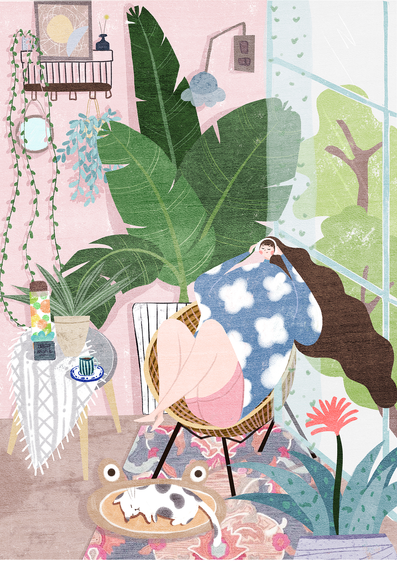 快乐的假期要来啦（图ZMzU4NzU2NzQ4） - 商业插画 - 站酷设计师德德酥小姐原创素材 - 站酷ZCOOL