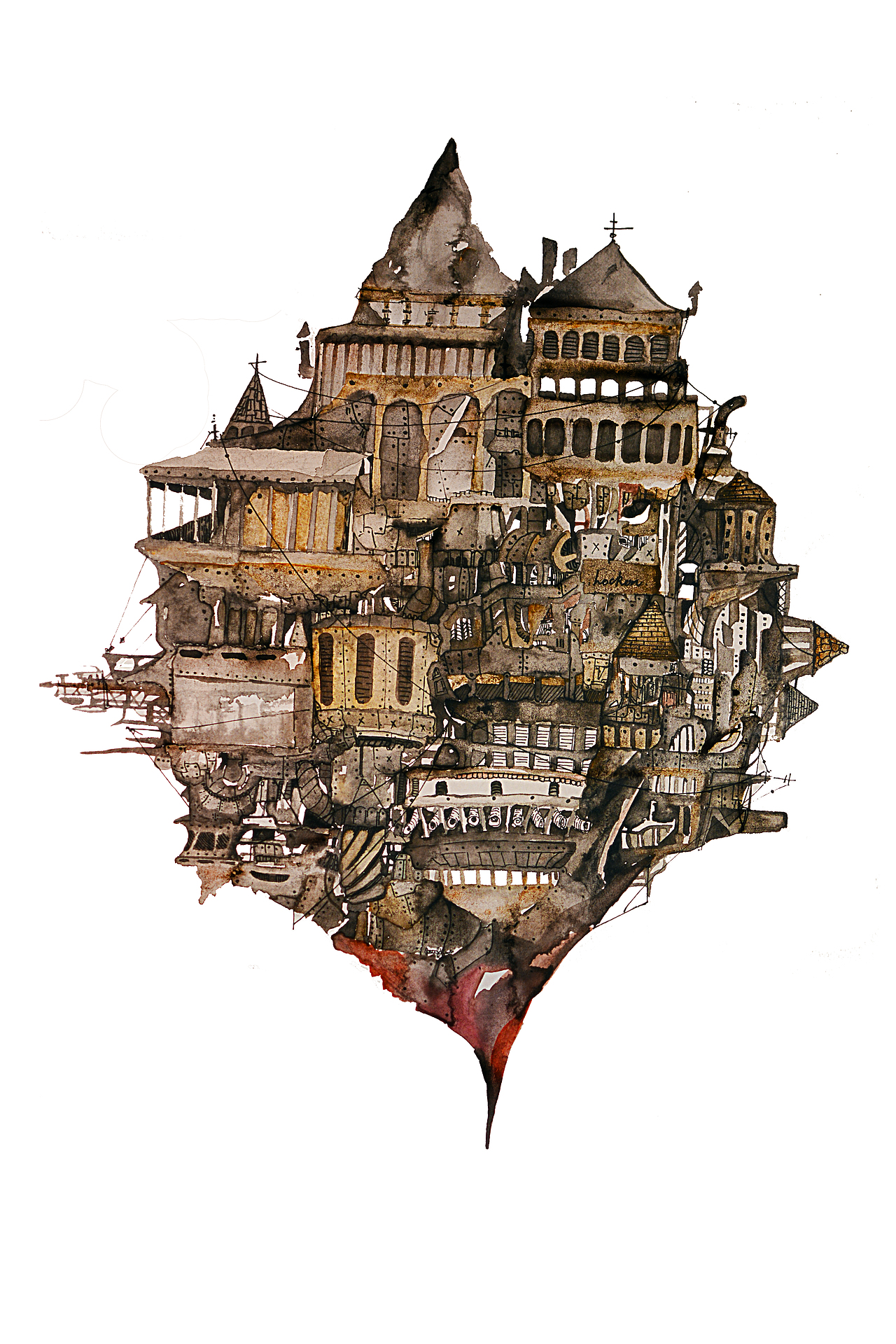 蒸汽朋克建筑群