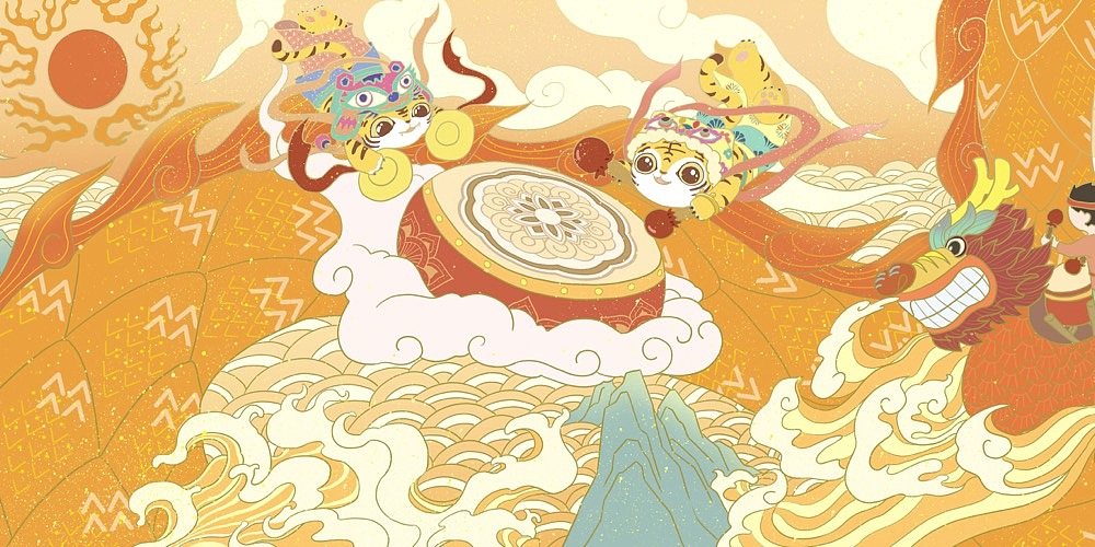 华润 | 礼盒插画 |端午