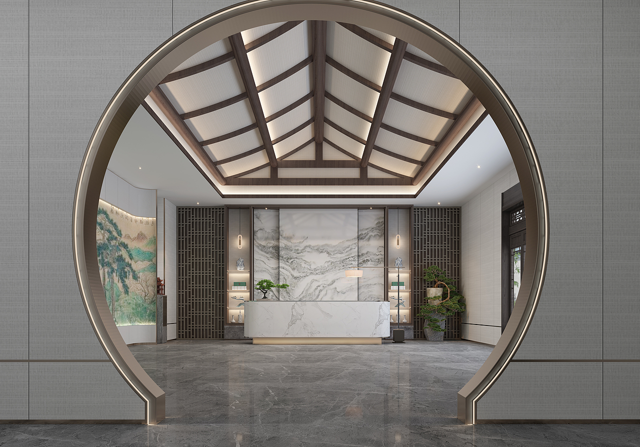 蓝城桃花源生活馆（图ZMzA2MTk1NjYw） - 商业空间设计 - 站酷设计师杭州立亚设计原创素材 - 站酷ZCOOL