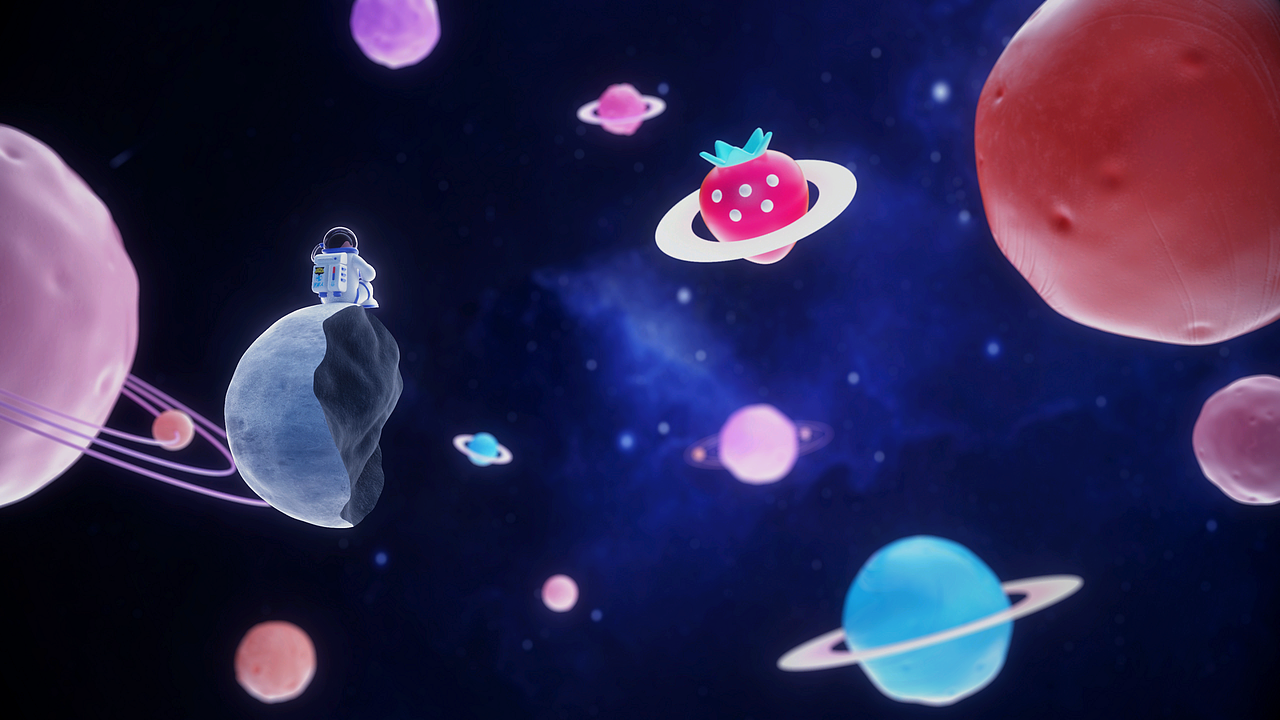 华美&摩登天空-C4D三维广告-Octane渲染