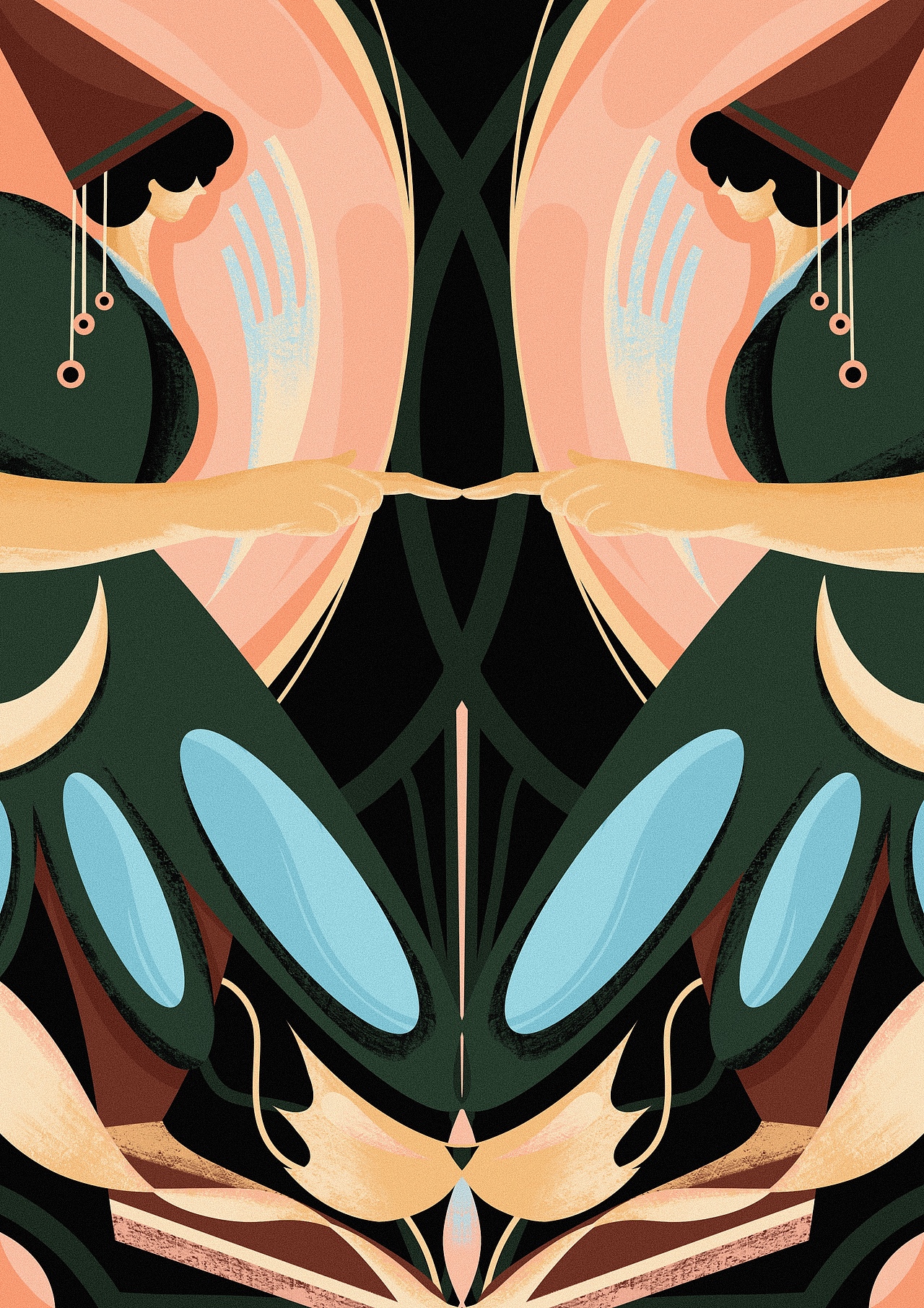 原创插画分享 | 破茧成蝶的岁月正在酝酿着