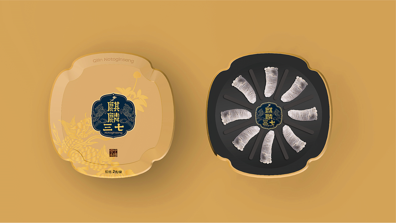 包装 - 麒麟三七（图ZMjk4NzUzNzU2） - 包装 - 站酷设计师dd_11原创素材 - 站酷ZCOOL