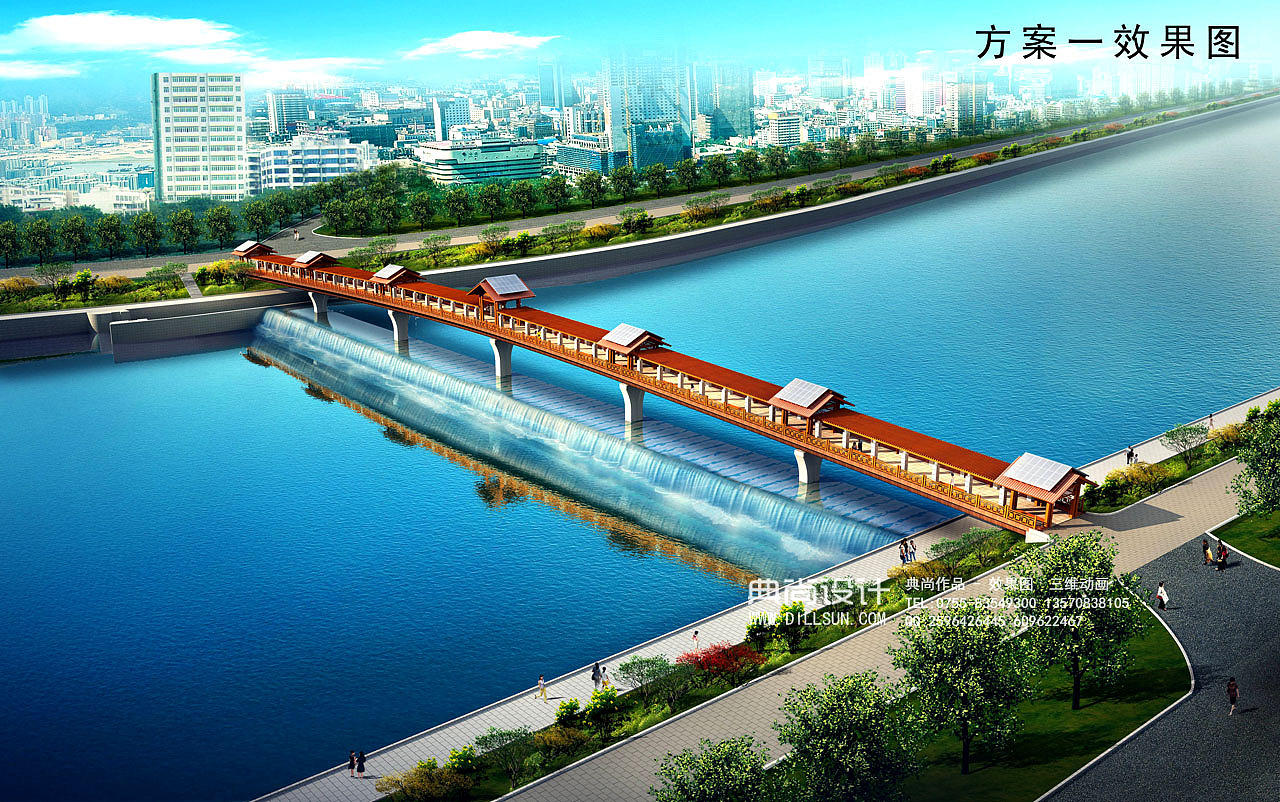 桥梁设计效果图 4