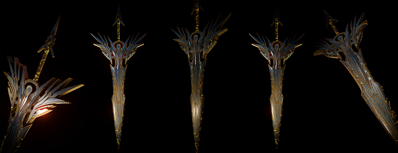 圣剑--pbr流程（图ZMzQ0ODMyOTcy） - 动画/影视 - 站酷设计师憨批玩CG原创素材 - 站酷ZCOOL