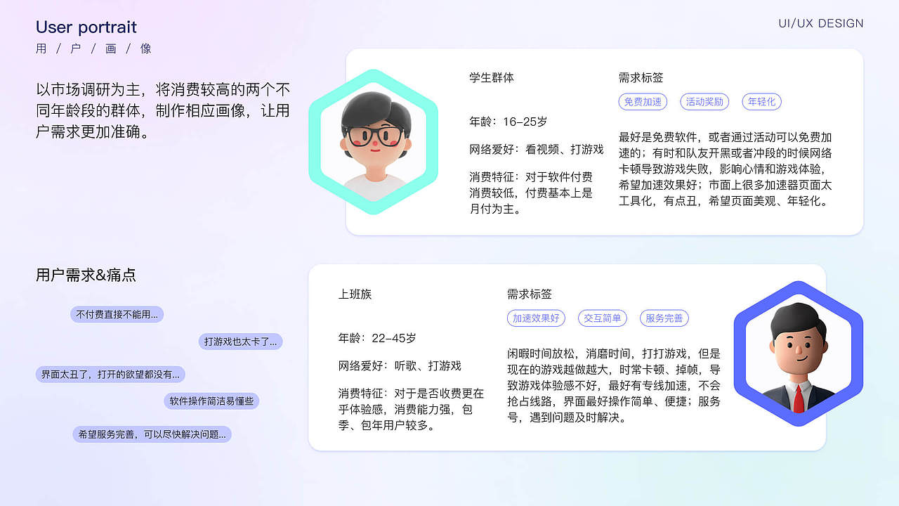 UI毕设——疾兔加速器APP界面设计