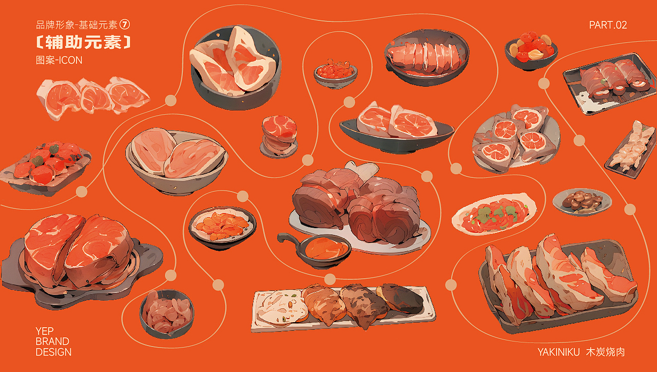 木川野居烧肉餐饮品牌设计｜烧烤 日料｜LOGO VI设计（图ZMzQ3NzM5NjA0） - Logo - 站酷设计师艾亿客原创素材 - 站酷ZCOOL
