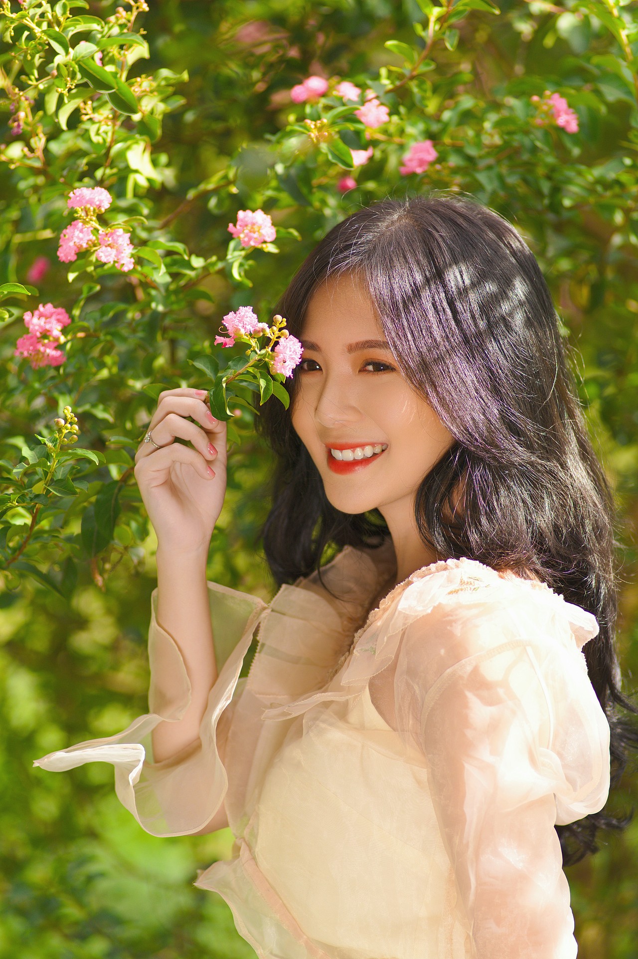 【花间少女】春天就是最好的拍照时间（图ZMzcwMjE4OTQ0） - 人像摄影 - 站酷设计师爱西安的摄影师原创素材 - 站酷ZCOOL