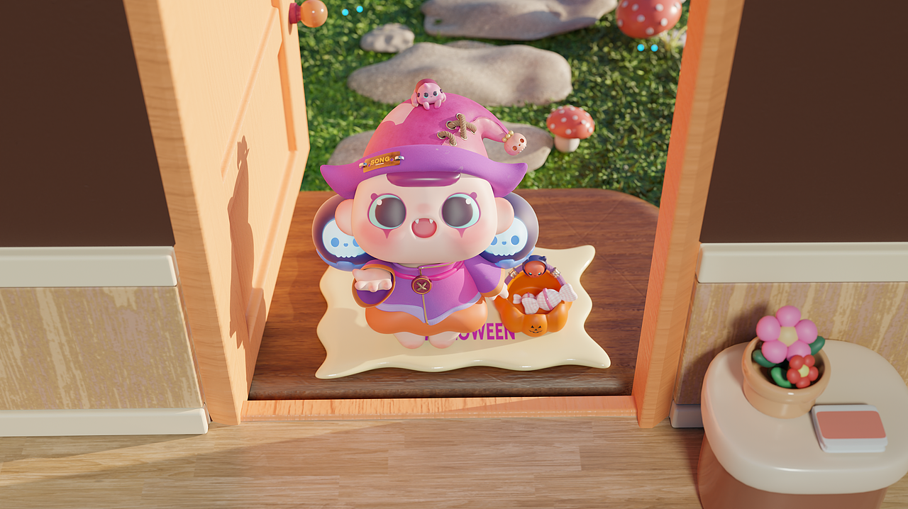 万圣节Ip设计 ฅʕ•̫͡•ʔฅ球球（图ZMzE5NjI5MTYw） - IP形象 - 站酷设计师宋七点点原创素材 - 站酷ZCOOL