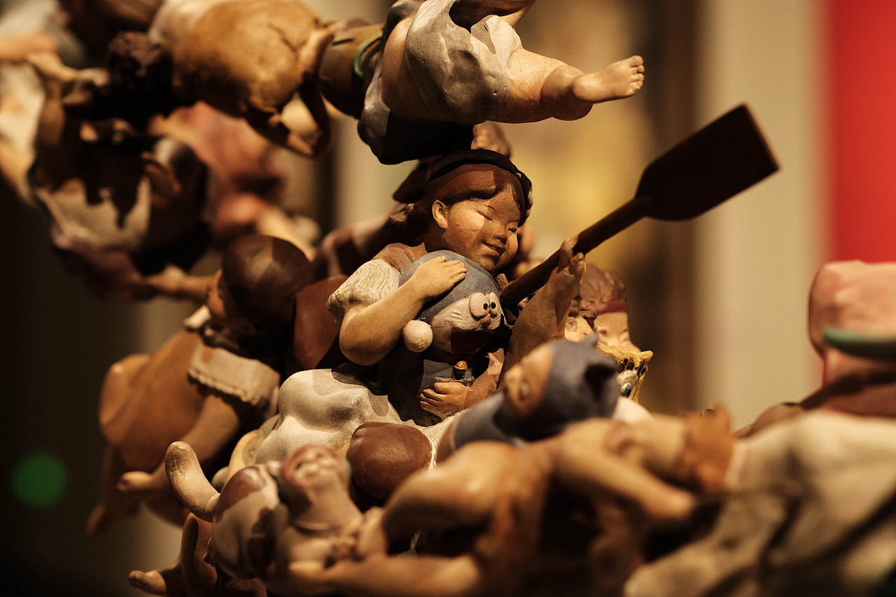【艺术展览】广州艺术博物院（广东美术作品展）（图ZMzY5NzkyNTMy） - 环境/建筑摄影 - 站酷设计师阿蚁街头摄影原创素材 - 站酷ZCOOL