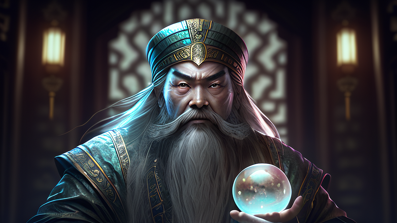 国潮中国风水晶球 共工 神龙 麒麟 玄武神兽 渲染绘画（图ZMzM3NDE0NDk2） - 绘画 - 站酷设计师茶与小笼包原创素材 - 站酷ZCOOL