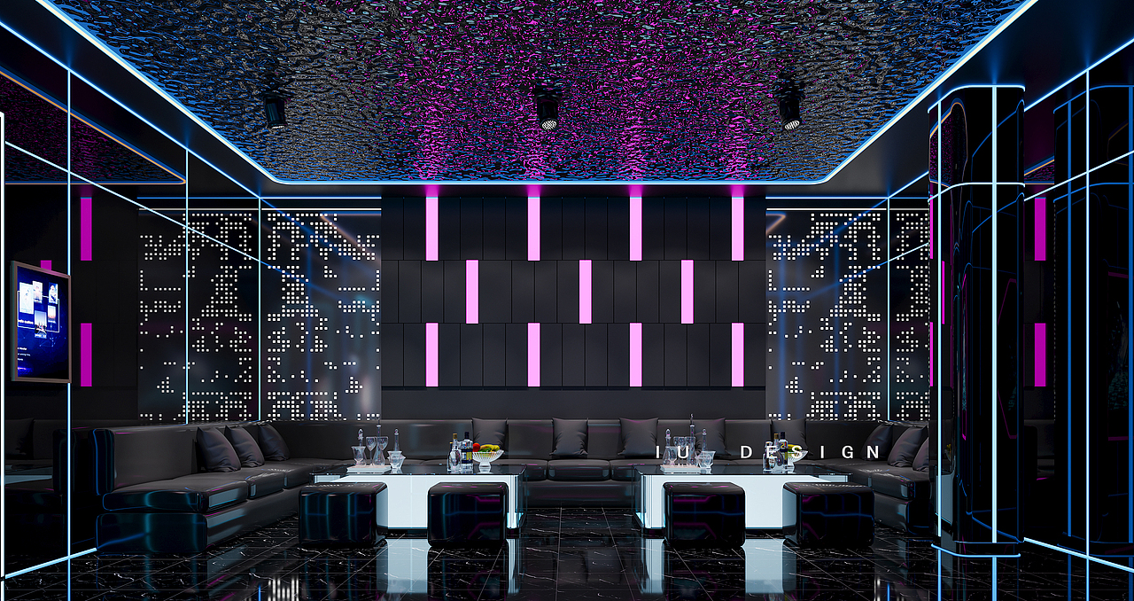 哎呦设计表现·科技风KTV
