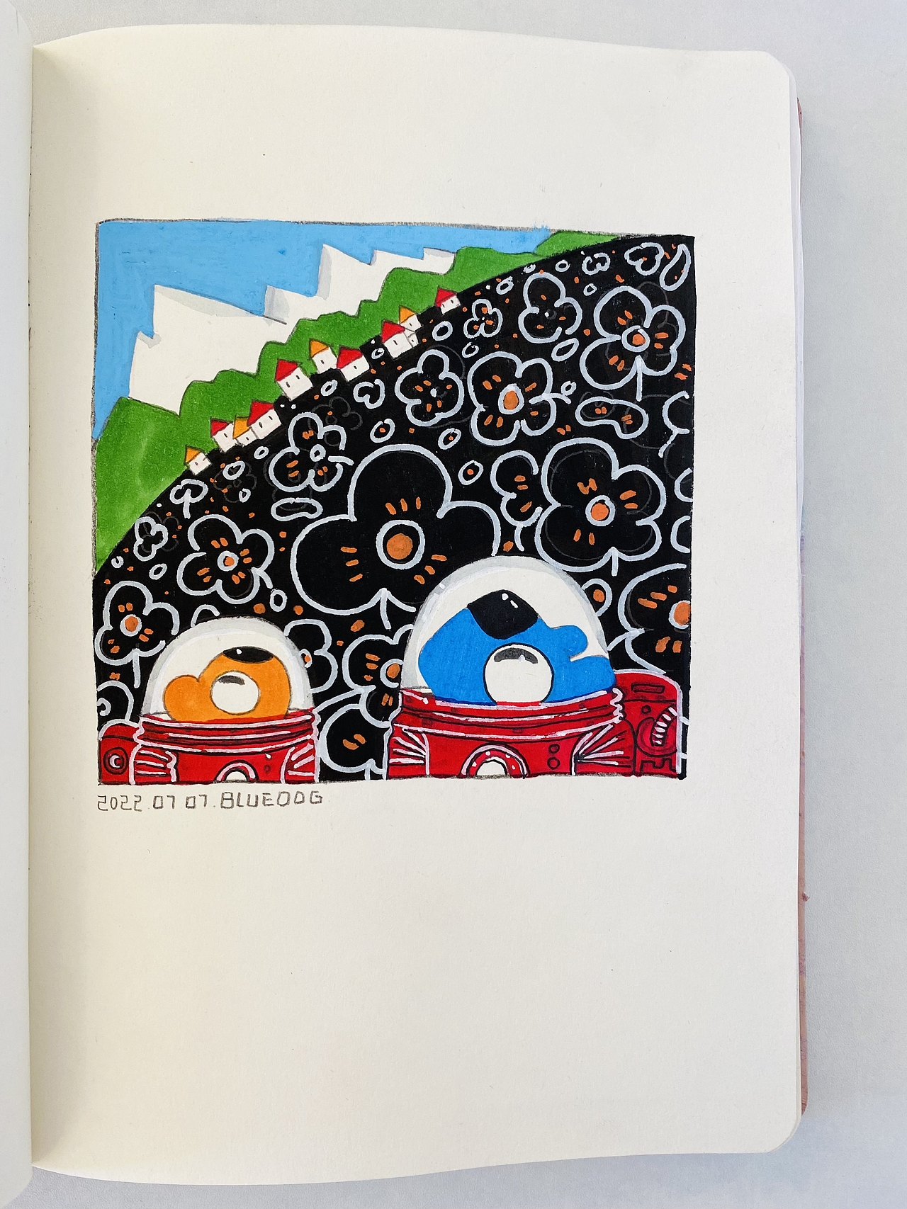 蓝狗日常（图ZMzA4MDIxMDQw） - 创作习作 - 站酷设计师蓝狗GO原创素材 - 站酷ZCOOL