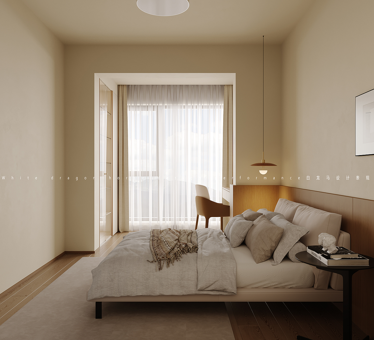 现代风—白龙马效果图