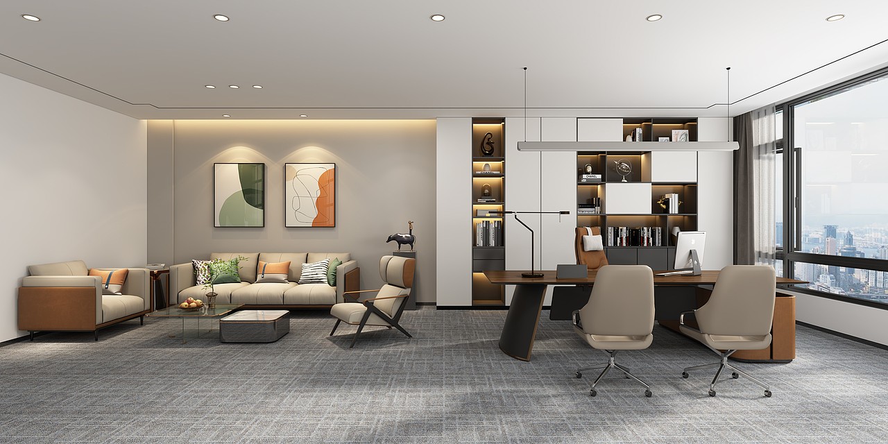 现代工业风办公室设计