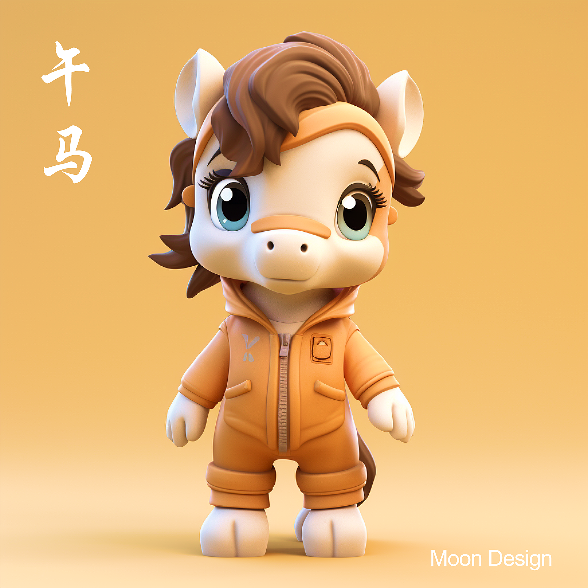 Mjdjourney之《穿工装的十二生肖》IP设计（图ZMzU3MjY5Mjcy） - IP形象 - 站酷设计师Moon_Design_谷歌原创素材 - 站酷ZCOOL