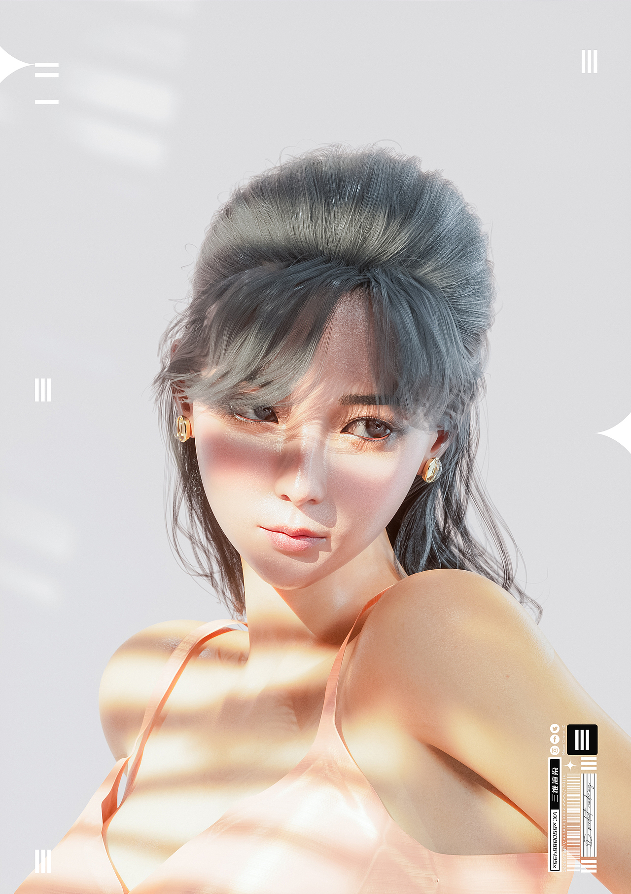 C4D角色设计 I睡衣女孩（图ZMzE0Njc4OTg0） - 人物/生物 - 站酷设计师夏先生k原创素材 - 站酷ZCOOL