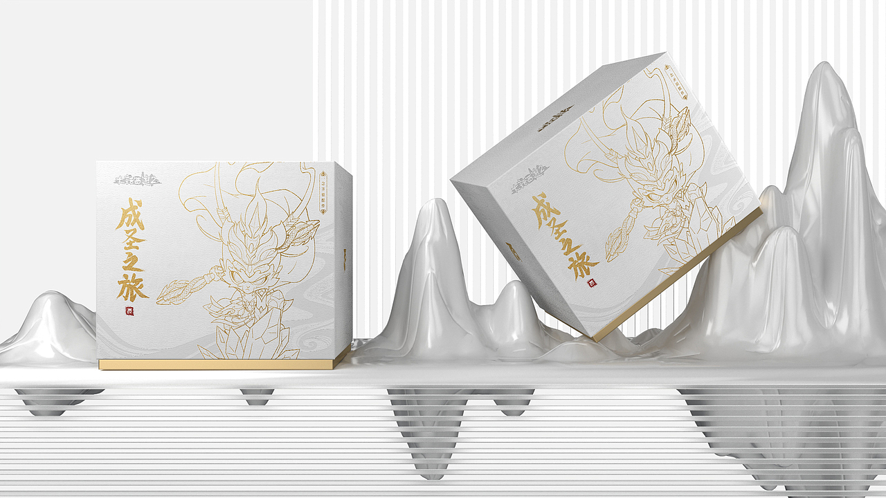 网易｜大话西游II ｜2022鎏金宝鉴礼盒设计（图ZMzM0MTMwNTA4） - 包装 - 站酷设计师半夢半醒原创素材 - 站酷ZCOOL