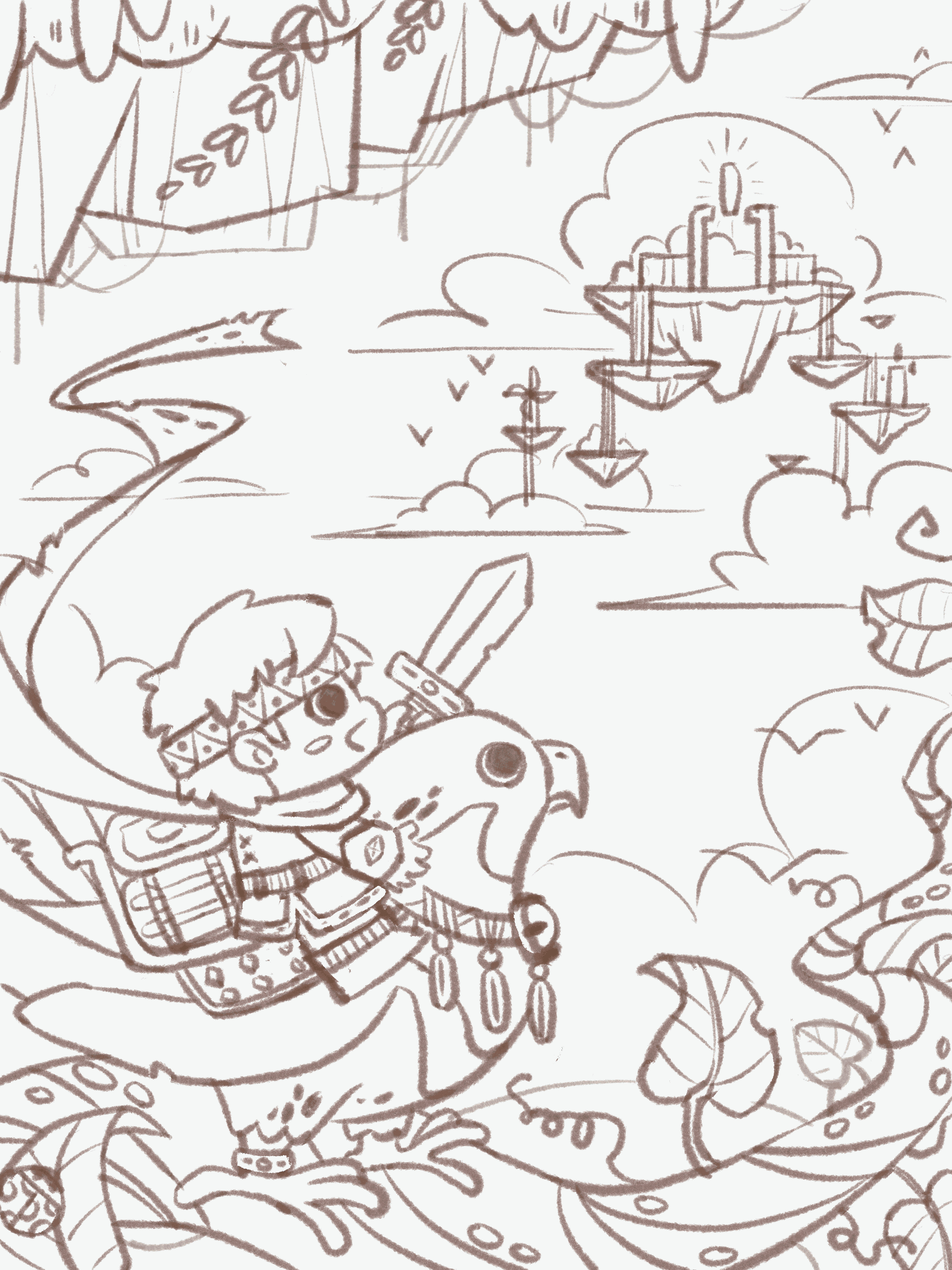 近期大场景合集 | 儿童插画（图ZMzI1NTIzMjEy） - 儿童插画 - 站酷设计师大龙_Dalong原创素材 - 站酷ZCOOL