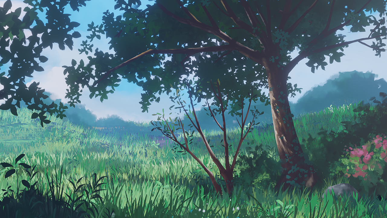 blender吉卜力风场景练习（图ZMzEyMTEzODQ4） - 场景 - 站酷设计师0_朴欧尼原创素材 - 站酷ZCOOL