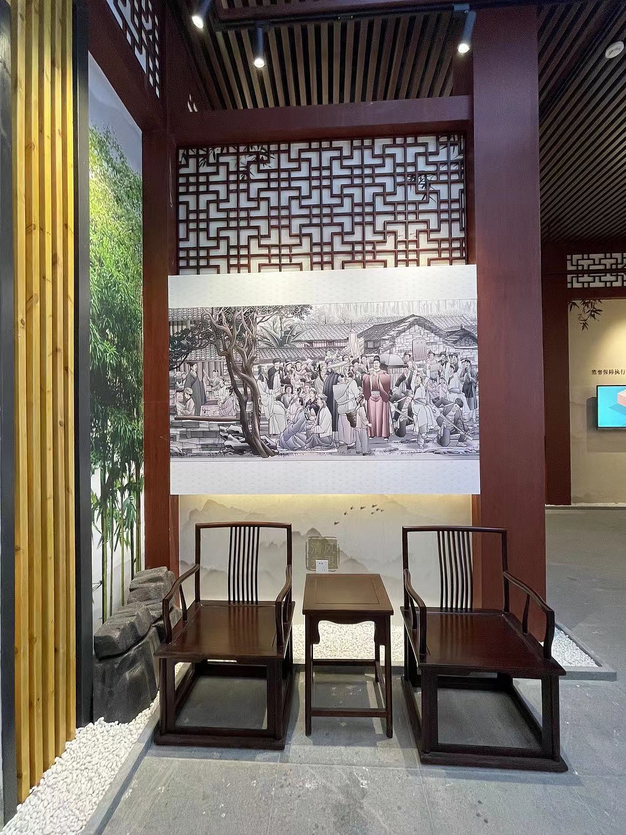 石林历史博物馆背景画~层板画~景箱画~国画~工笔人物画（图ZMzM1NTU0Mjky） - 艺术插画 - 站酷设计师杨越绘画原创素材 - 站酷ZCOOL