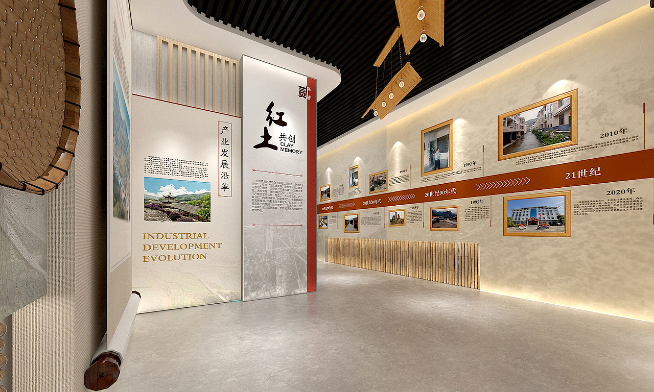 以竹子为主题的村史馆。（图ZMzEwNTU4NDQ0） - 展陈设计 - 站酷设计师金刚芭比本芭比原创素材 - 站酷ZCOOL