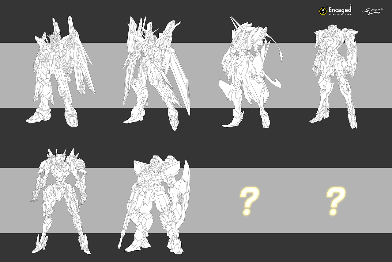 个人绘画作品-【Gundam】（2023）（图ZMzM3MzMwNTM2） - 单幅漫画 - 站酷设计师S_Leaf原创素材 - 站酷ZCOOL