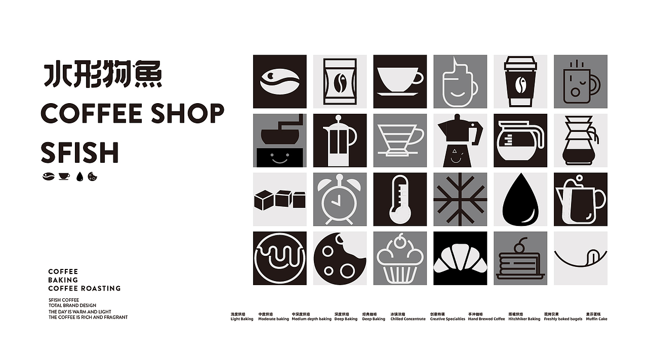 水形物鱼SFISH COFFEE︱咖啡品牌视觉全案