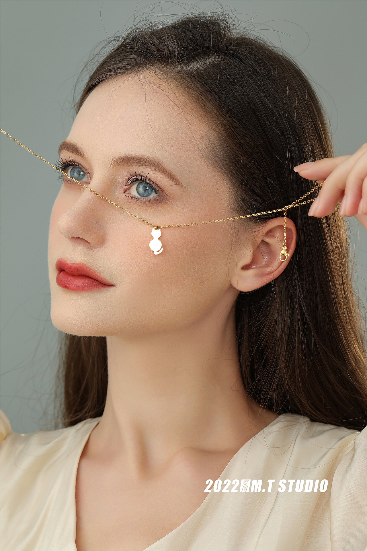 亚马逊饰品耳钉戒指项链手链杂乱合集静物图模特图