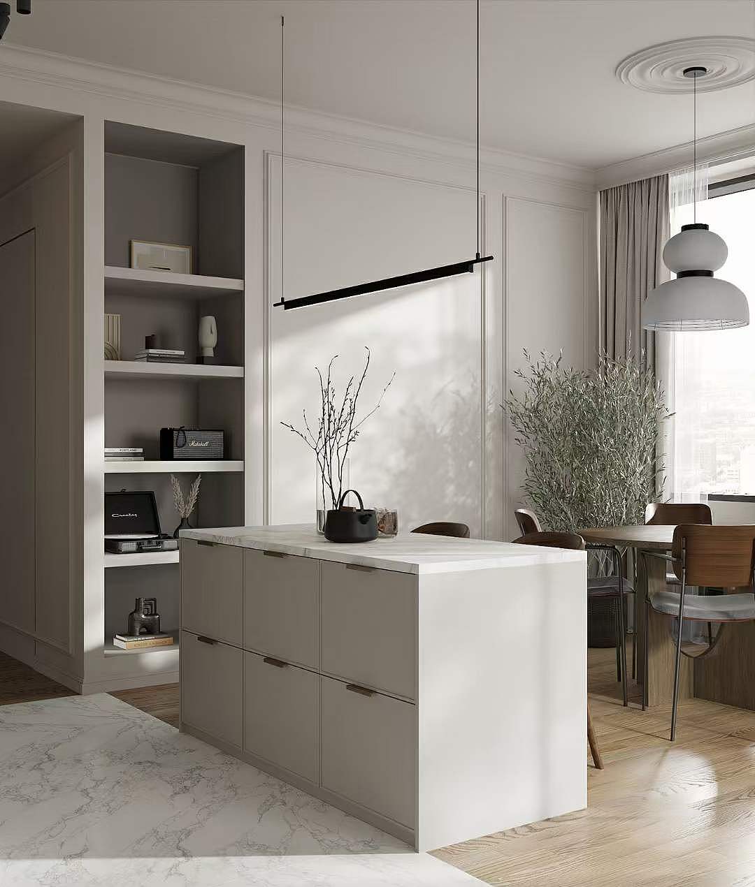 白色公寓室内设计