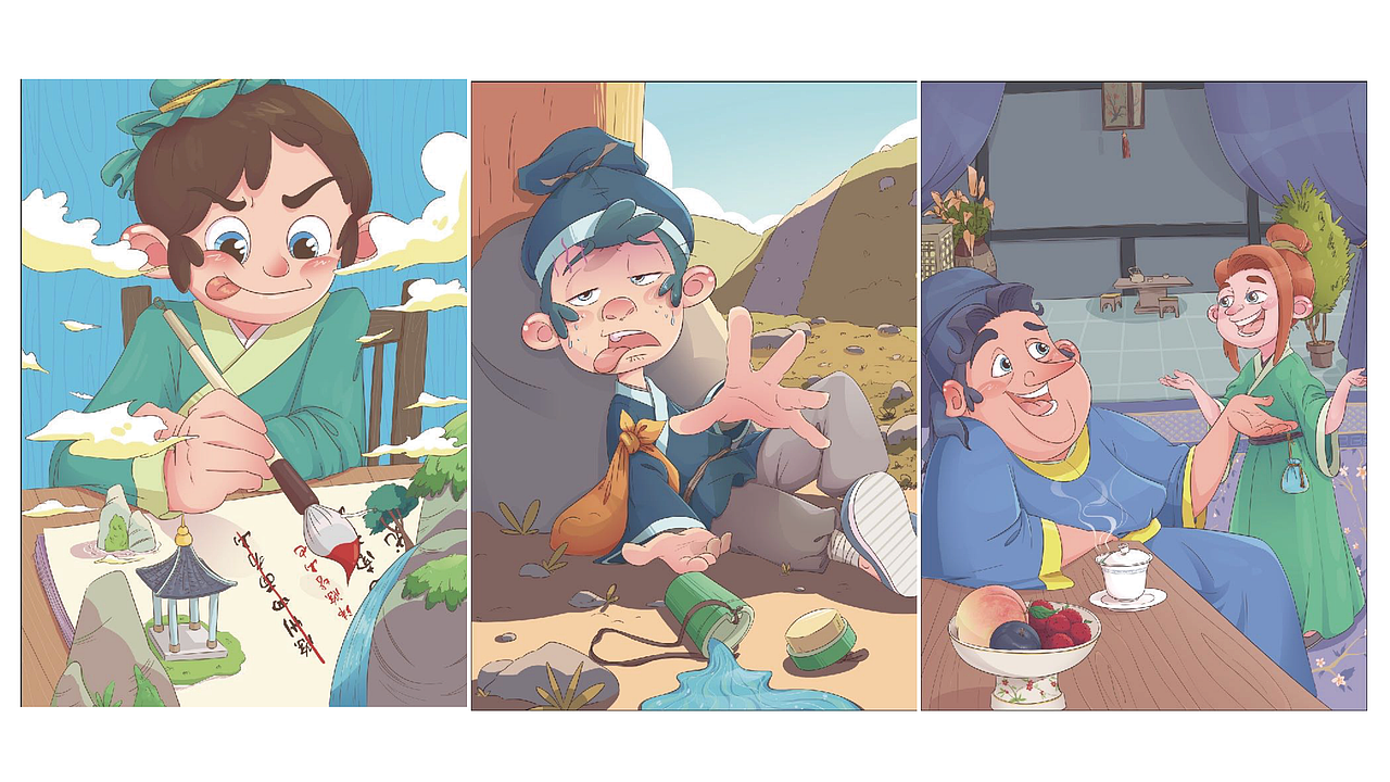 2022年底总结 作品集 儿童绘本插画篇