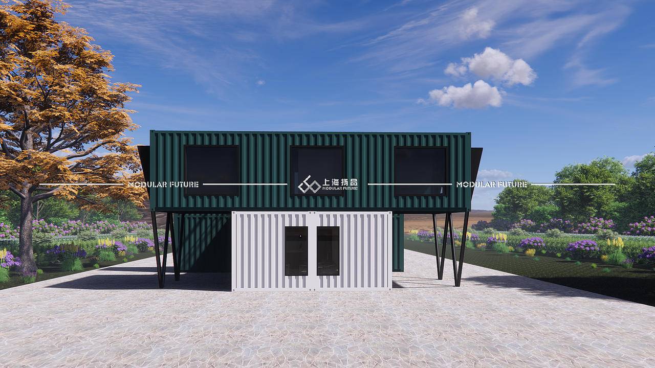 【扬品】创意新型集装箱游客中心|接待中心定制设计