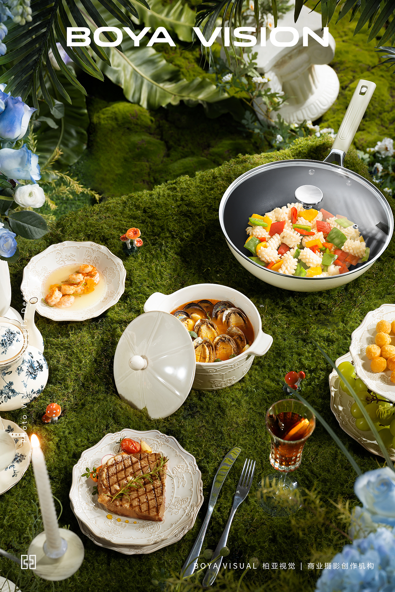 厨具摄影 ｜苏宁易购 0涂层轻量炒锅 X BOYA 视觉创作（图ZMzU3NDU1ODIw） - 产品摄影 - 站酷设计师柏亚视觉摄影原创素材 - 站酷ZCOOL