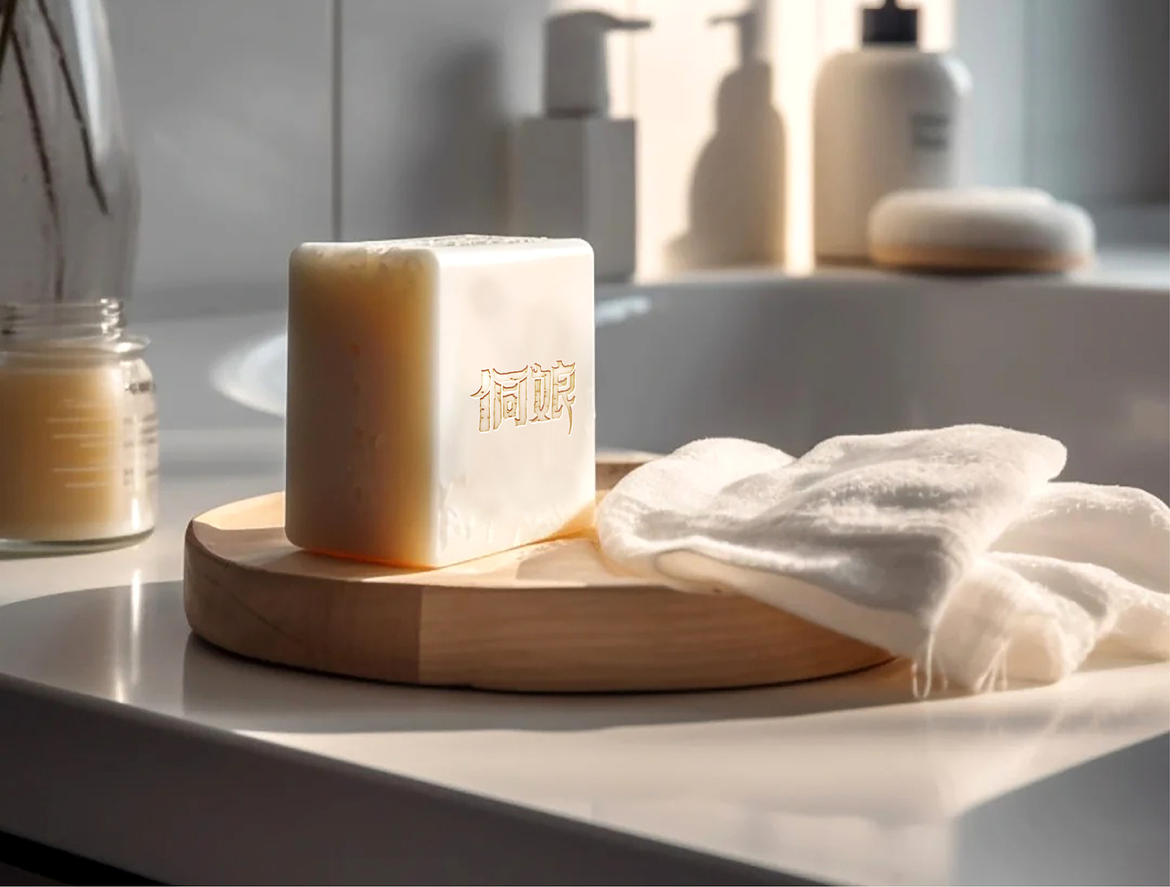 如鱼I侗娘古法手作洗头皂包装设计