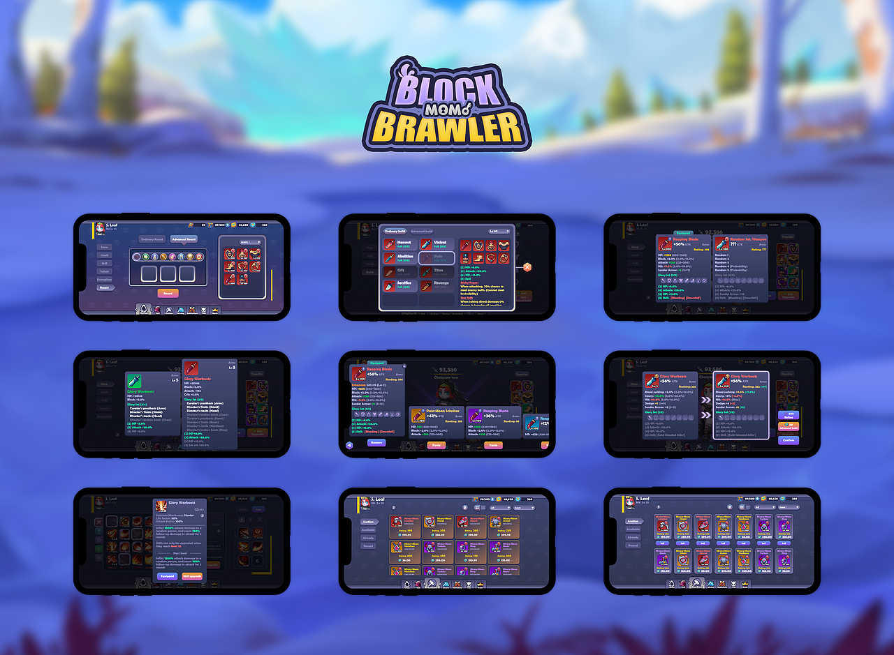 Mobox项目作品-《Block Brawler》(2021-2022)
